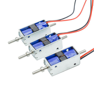 KS0735 مینیاتوری DC 12 ولت خطی 24 ولت سلونوئید قفل‌شونده دوقطبی