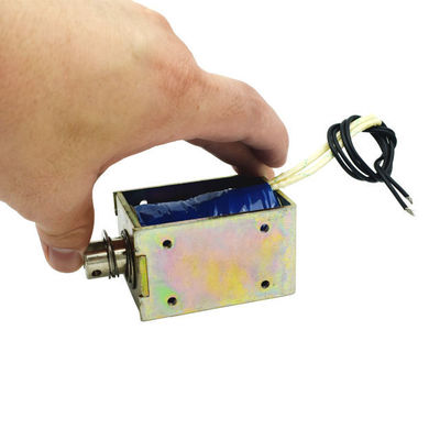 U1668 مینی فریم سولناید Dc 20mm Stroke 45N Dc 12v 24v فشار سولناید