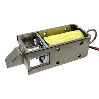 U1054-1g 5V 12V 24V DC به طور معمول بسته شده Mini Open Frame Push Pull Solenoid Cabinet Lock