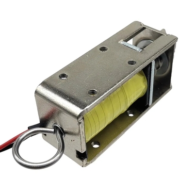 U1054-1g 5V 12V 24V DC به طور معمول بسته شده Mini Open Frame Push Pull Solenoid Cabinet Lock