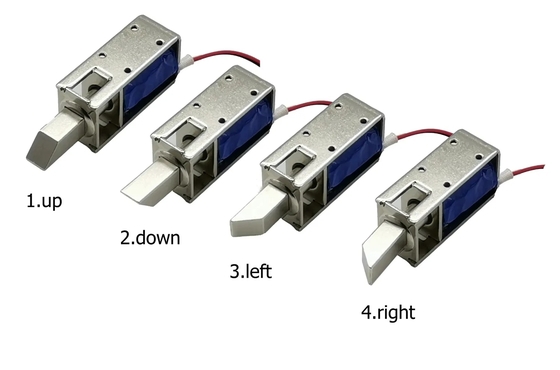 U1054-1D-B قفل درب سولینوئید برای کابینت ذخیره سازی 10mm Stroke B کلاس عایق بندی الکتروپلاستی