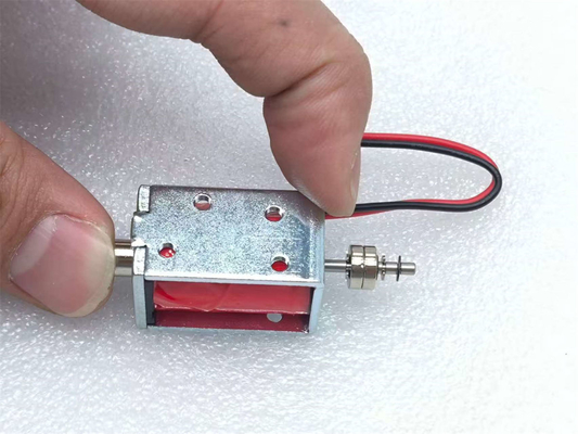 U0629 فریم باز و مغناطیس های کوچک 24V DC Push Pull Solenoid Small Size Linear Motion Actuator