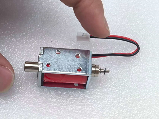 U0629 فریم باز و مغناطیس های کوچک 24V DC Push Pull Solenoid Small Size Linear Motion Actuator
